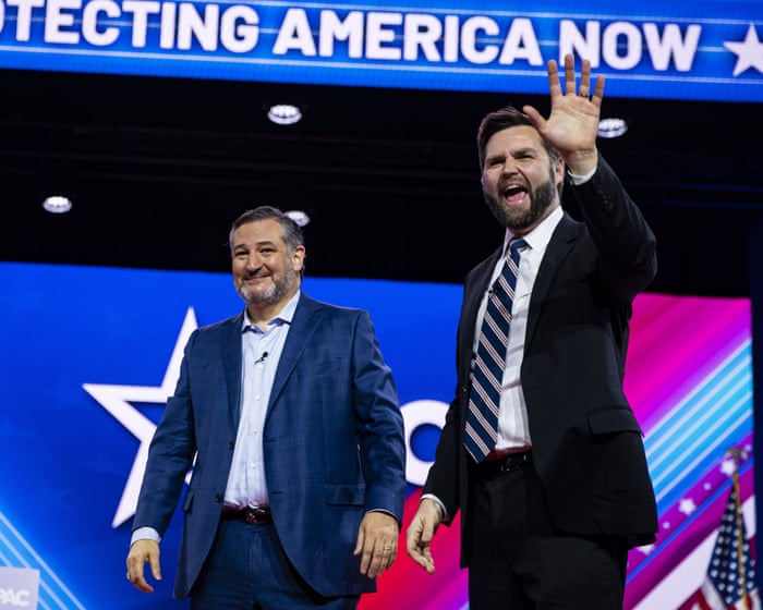 JD Vance and Ted Cruz are fighting for control of the GOP. The problem? Neither is called Trump | Arwa Mahdawi