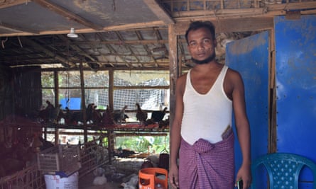 Abdullah, a Rohingya shop owner