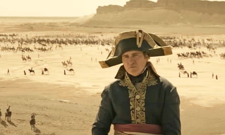 Joaquin Phoenix in Ridley Scott’s Napoleon (2023)