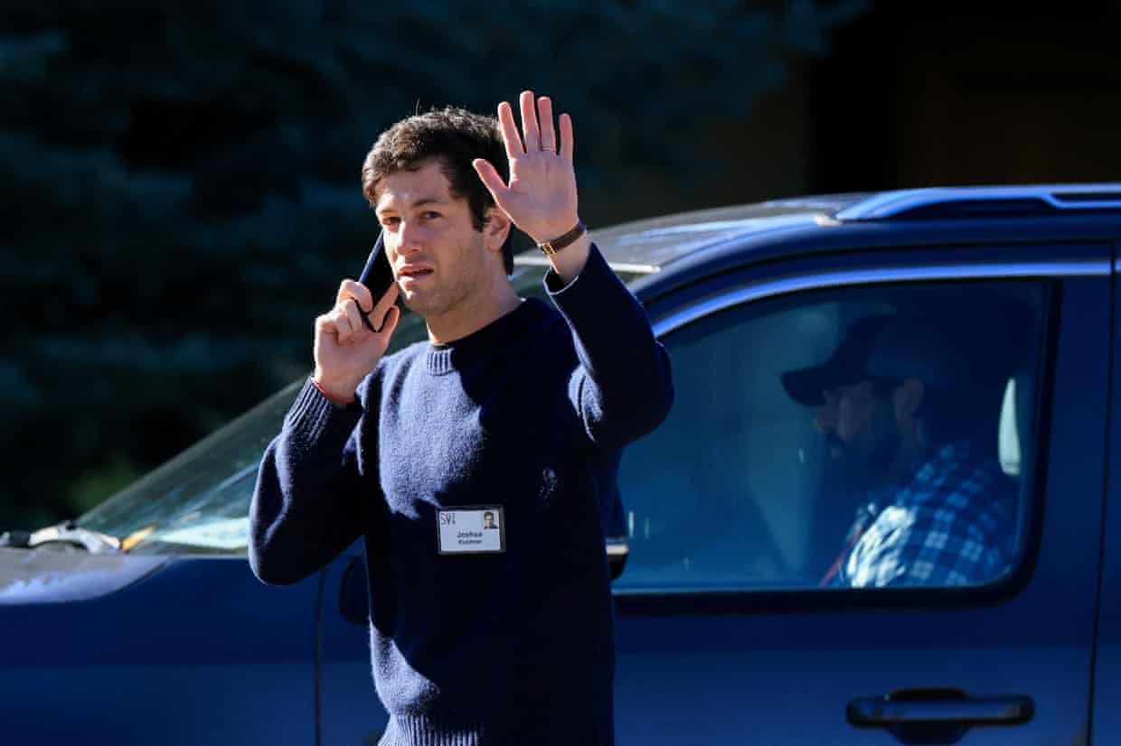 Joshua Kushner waves.