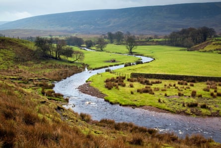 The River Wyre flows through the Forest of Bowland in Lancashire, an area of outstanding natural beauty (AONB).
