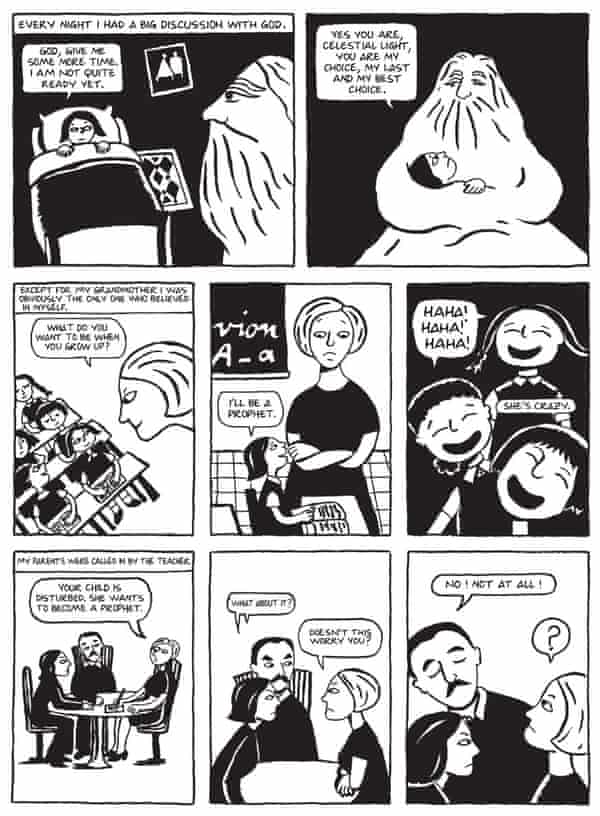 A page from Marjane Satrapi’s Persepolis