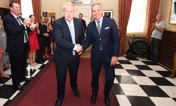 Boris Johnson with Mark Sedwill
