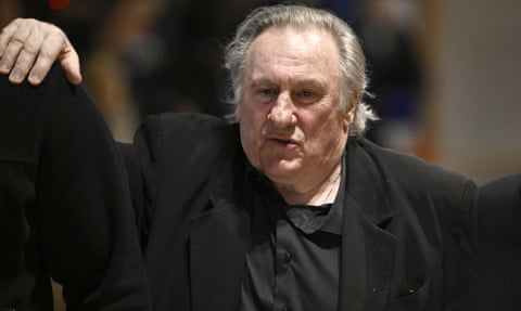Gérard Depardieu leaves the courtroom during a break in his trial