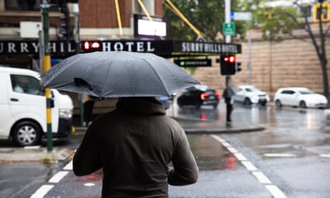 Sydney recorded nearly 62mm to 8.30am Monday.