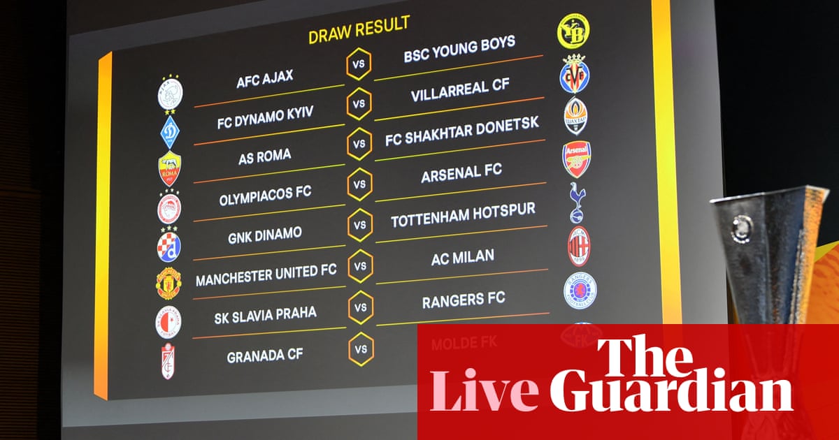 Manchester United v Milan in Europa League last 16 and more – live!