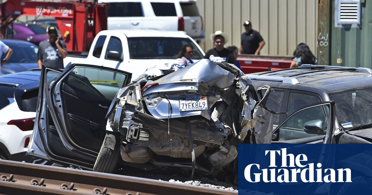 Three killed as train collides with car at ‘dangerous’ crossing in California