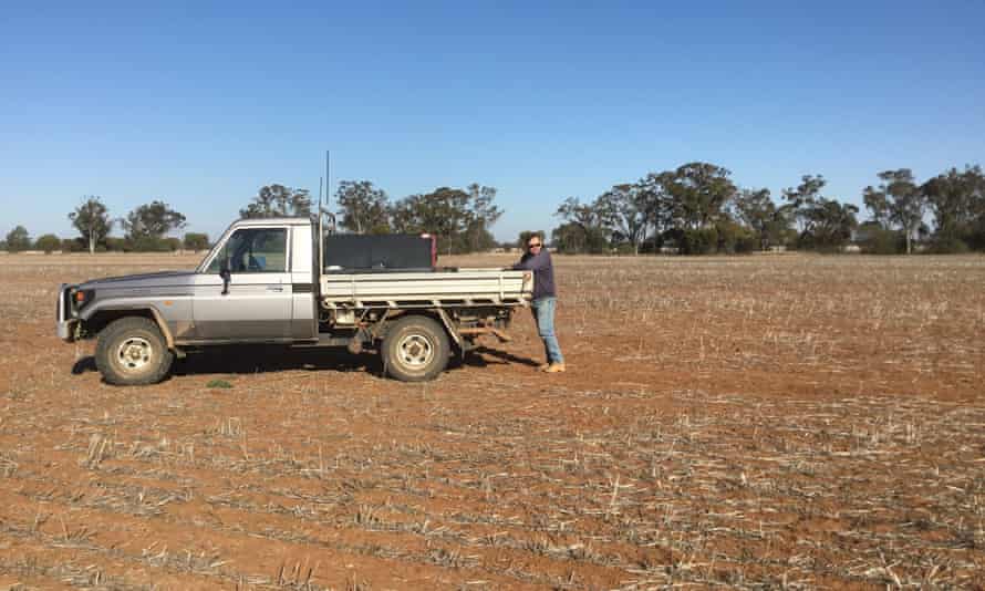Mark Robinson, a grain grower from Coonamble, NSW, on his property,Nyleve.