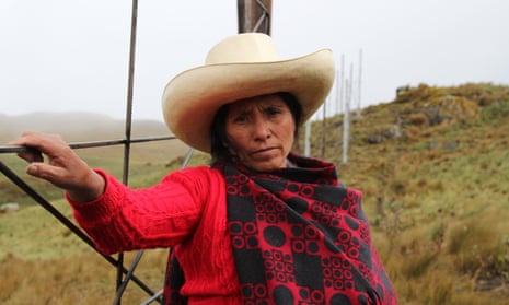 A subsistence farmer in Peru’s northern highlands, Maxima Acuña de Chaupe stood up for her right to peacefully live off her own land, a property sought by Newmont and Buenaventura Mining to develop the Conga gold and copper mine.
