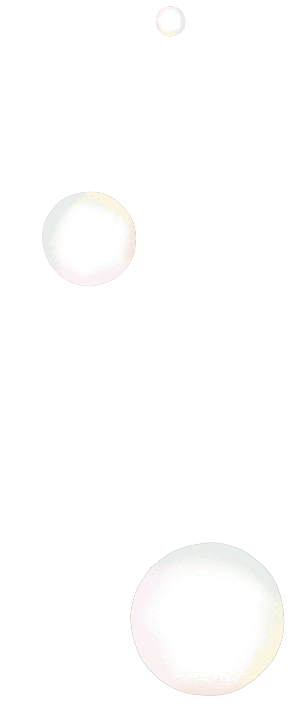 bubbles spot illustration