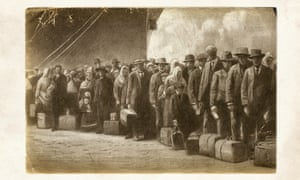 A scene from The Arrival by Shaun Tan.