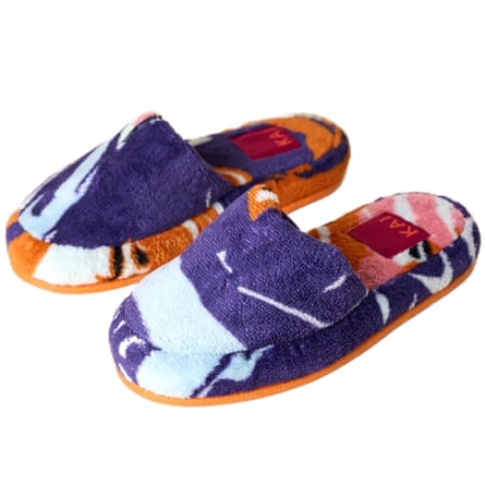 Kai Collective. Gaia Printed Slippers – Purple