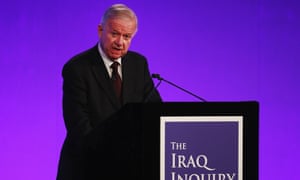 Sir John Chilcot delivers his report.