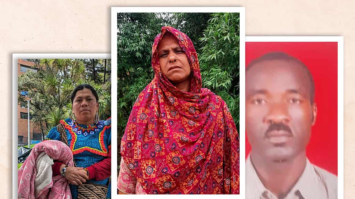 From left to right: Rosmira Campos, Baby Begum and Mubarak Ibrahim.
