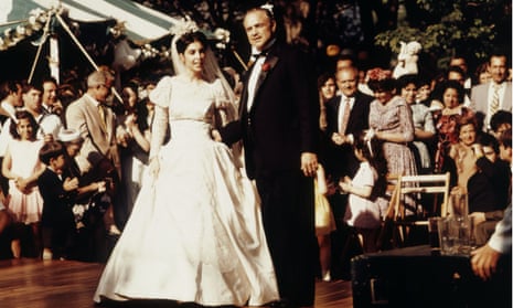 More energy and detail in one set-piece than most entire films … the wedding scene in The Godfather, with Talia Shire and Marlon Brando.  