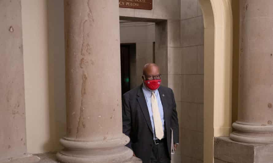 U.S. Rep. Bennie Thompson (D-MS) exits the office of House Speaker Nancy Pelosi (D-CA) at the U.S. Capitol in Washington, U.S., April 27, 2022.