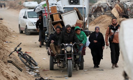 Many Palestinian people, displaced by Israeli evacuation orders and airstrikes during the war, are returning home or reuniting with family.