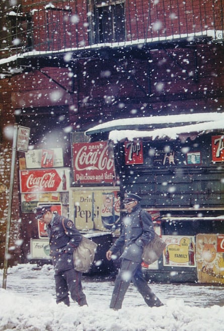 Postmen, 1952, by Saul Leiter.