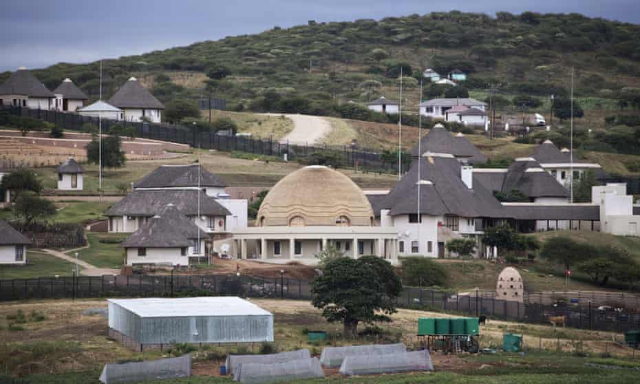 A view of Jacob Zuma’s Nkandla home.