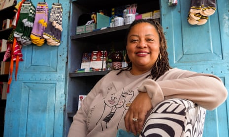 Nikki High, owner of Octavia’s Bookshelf, Pasadena’s first and only Black-owned bookstore.