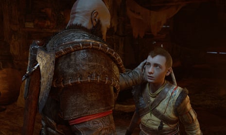 Kratos and his son Atreus in God of War: Ragnarök.
