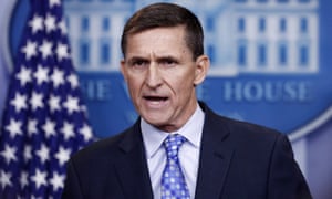 Michael Flynn at the White House in early 2017.