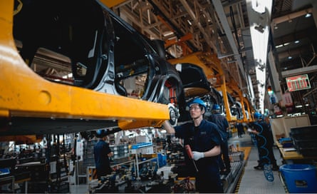 AVATR Technology electric vehicle factory in Chongqing, China.