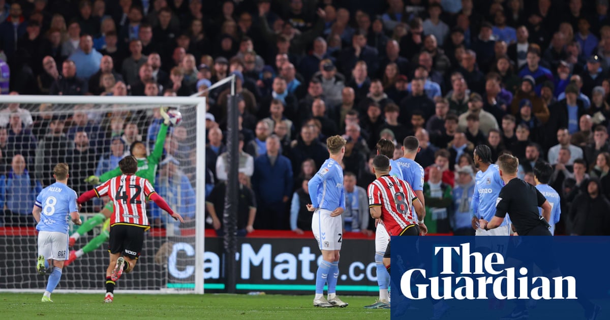 Sheffield United tops Championship with 3-1 win over Coventry