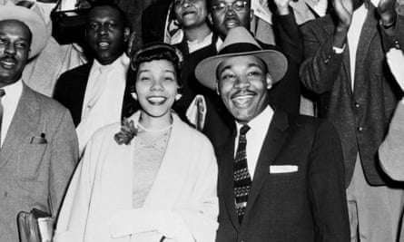 The Rev Martin Luther King Jr and his wife Coretta Scott King.