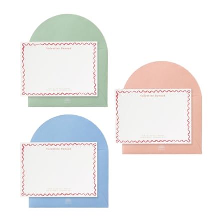 Papier Wavy Trim Notecard Set