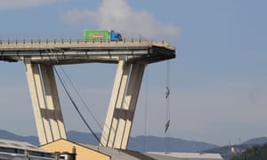 genoa bridge collapse pictures from the scene world news the