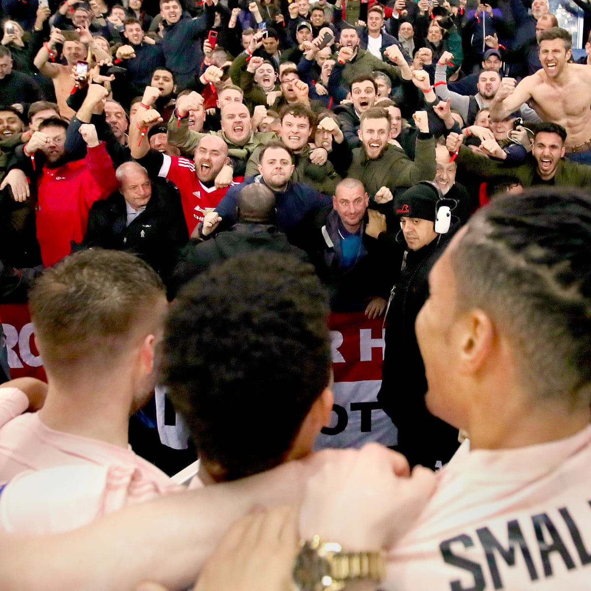 Photo Superb Support Shown By Man Utd Fans Against Fc Astana