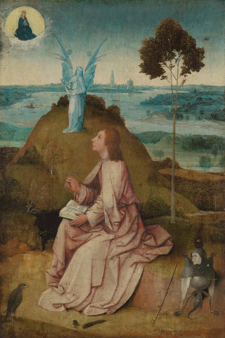 Spot the artist: Saint John on Patmos (detail) by Hieronimus Bosch.