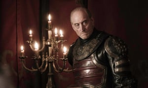 Charles Dance as Tywin Lannister.