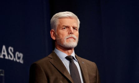 Czech presidential candidate Petr Pavel attends the last radio debate before the presidential election in Prague, Czech Republic, 13 January 13.