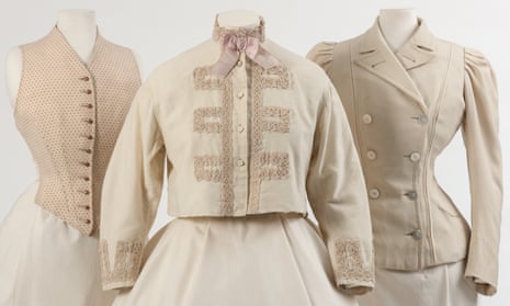 A waistcoat, croquet jacket and yachting jacket made for Queen Alexandra