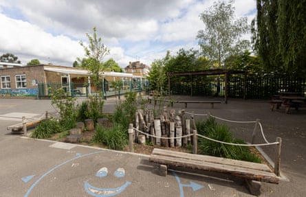 The new playground at St John’s primary school.
