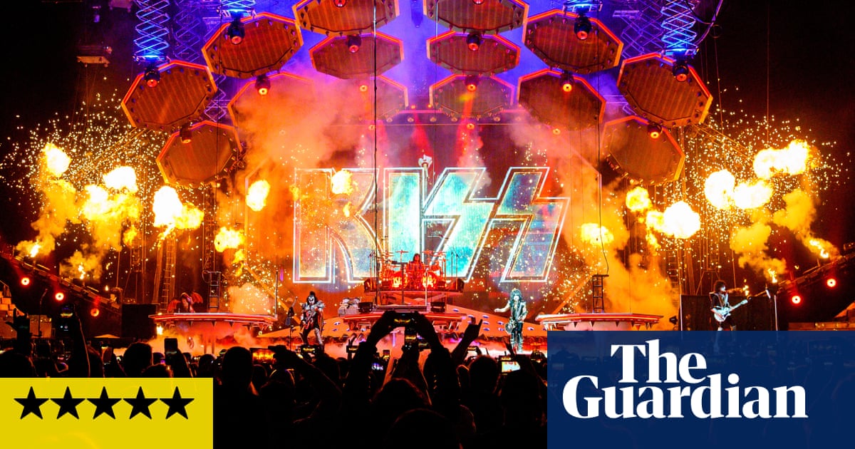 Kiss’ final tour review – a glorious, absurd triumph from kings of rock’n’roll theatre
