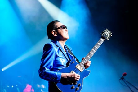 Takanaka performing in 2025.