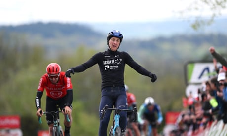 Stephen Williams makes history as first British winner of La Flèche Wallonne