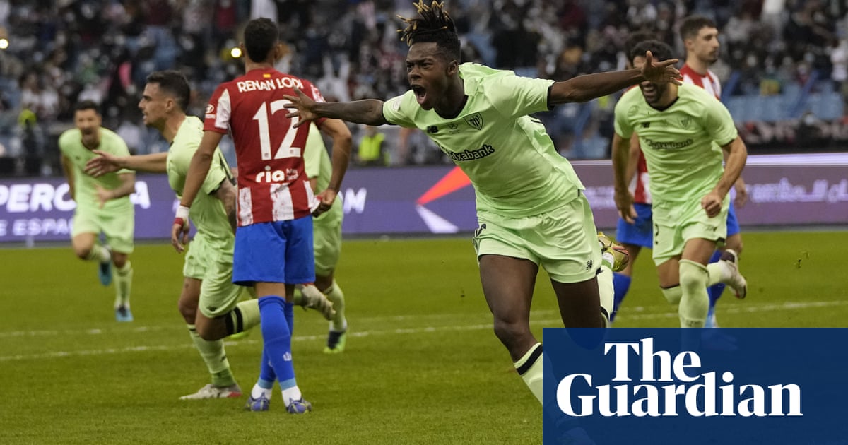 Athletic Bilbao into Spanish Super Cup final with comeback win over Atlético