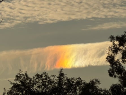Irisdescent clouds Melbourne