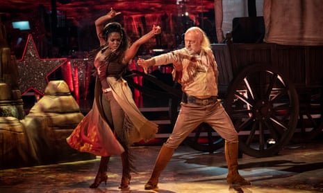 Bill Bailey and Oti Mabuse on Strictly Come Dancing.