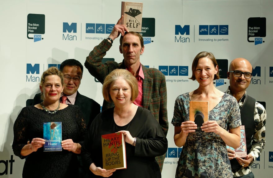 The last time the public connected with the prize? 2012’s shortlisted authors (l-r) Deborah Levy, Tan Twan Eng, Hilary Mantel, Will Self, Alison Moore and Jeet Thayil.
