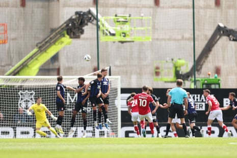 A fine free-kick from Josh Windass puts Wrexham back on level terms.