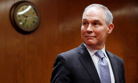Scott Pruitt on Capitol Hill in May.