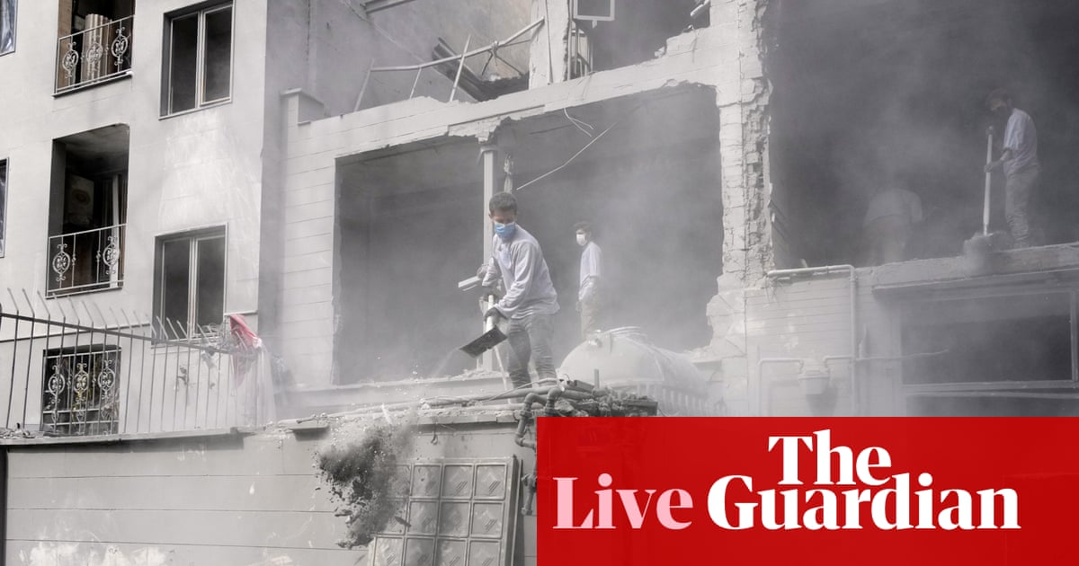 Middle East crisis live: Israel hits Iran with ‘extensive strikes’ as Trump says US ‘not ready’ to make a deal to end war | US-Israel war on Iran Middle East crisis live: Israel hits Iran with ‘extensive strikes’ as Trump says US ‘not ready’ to make a deal to end war | US-Israel war on Iran