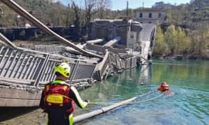 Fire and rescue workers at the scene on Wednesday
