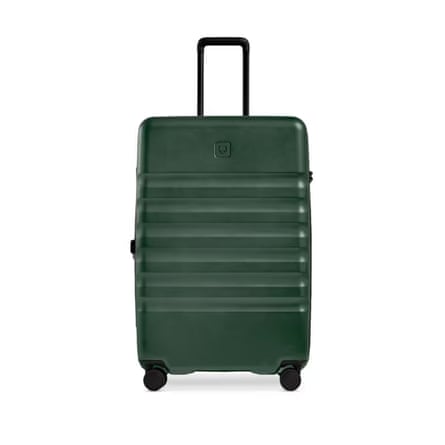 Antler Icon Stripe 4-Wheel 78cm Large Expandable Suitcase, Antler Green £245.00
