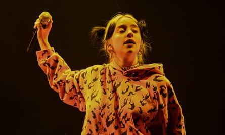Billie Eilish performs at the Corona Capital festival in Mexico City this month.